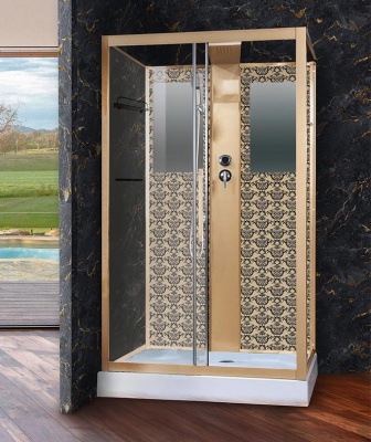 Душевая кабина Niagara Lux NG-7711GBK 120x90 без гидромассажа