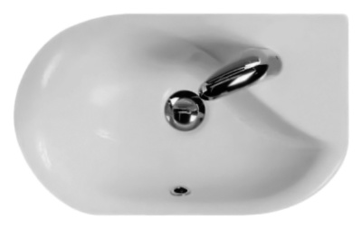 Раковина Globo Lavabi d arredamento Misura MI012 bianco lucido