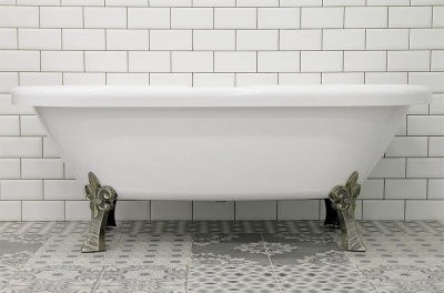 Акриловая ванна Radomir Леоннеса 1 175х80 1-01-4-0-9-138П Перламутровая с ножками бронза