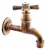 Кран для одного типа воды Rav Slezak Morava retro MK193SM бронзовый