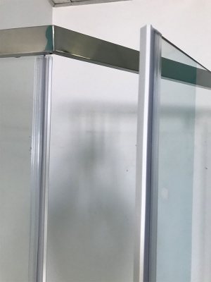 Душевой уголок Cerutti SPA Chika ZP101T 100x100 профиль Хром стекло прозрачное