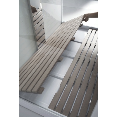 Душевая кабина Orans SR-89102S L white 150x100 с баней профиль Белый задние стенки Белые