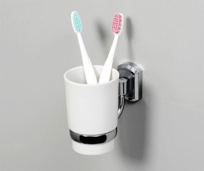 Стакан для зубных щеток WasserKRAFT K-28128 Хром Белый