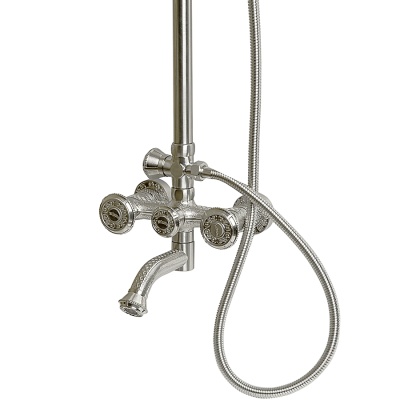 Душевая система Milacio Almeria MC.100.SL Серебро