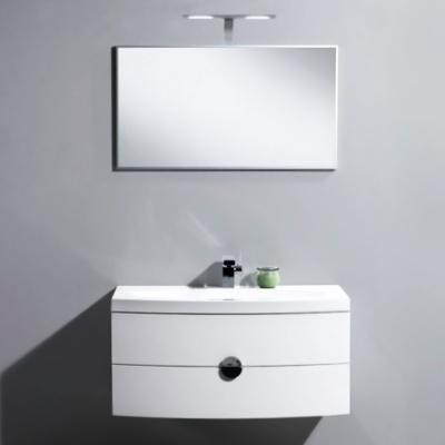 Тумба под раковину BelBagno Senso 92 подвесная Bianco Lucido