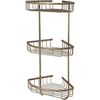 Полка корзина Veragio Basket VR.GFT-9067.BR угловая Бронза