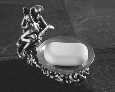 Мыльница Art&Max Romantic AM-B-0081C-T Серебро