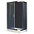 Душевой уголок Royal Bath HP 120х80 RB8120HP-C-CH-L с поддоном профиль Хром стекло матовое