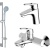 Комплект смесителей Bravat Drop-D F00312C 3 в 1 Хром