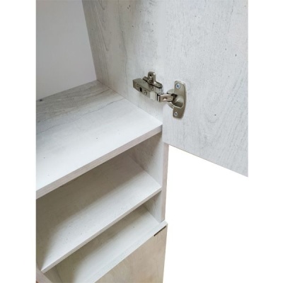 Шкаф пенал Comforty Верона 35 4137140 подвесной Дуб белый