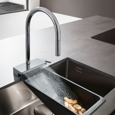 Смеситель для кухни Hansgrohe Aquno Select M81 73831000 Хром