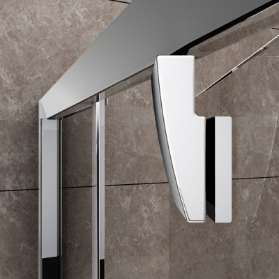 Душевой уголок Ravak Pivot PSKK3 100x100 профиль Хром ручки и петли Хром
