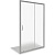 Душевая дверь в нишу Good Door Infinity WTW-130-G-CH 130 профиль Хром стекло матовое