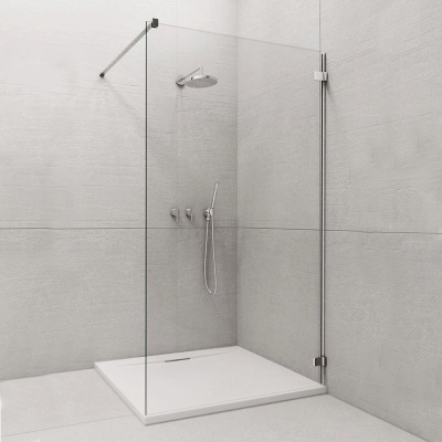 Душевая перегородка Radaway Euphoria V W1 Walk-in 100 фурнитура Хром стекло прозрачное