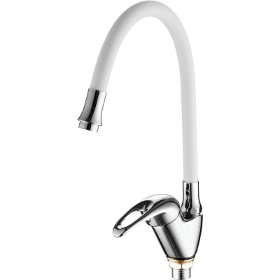 Смеситель для кухни Fashun A4403-A7256 Белый Хром