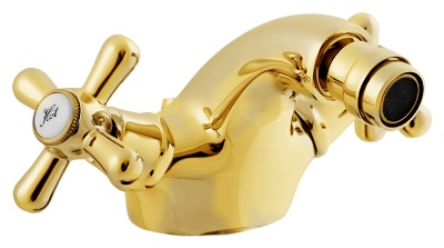 Смеситель для биде Rav Slezak Morava MK145.5K хром, керамические кран-буксы, донный клапан металл