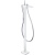 Смеситель Hansgrohe PuraVida 15473400 Хром Белый