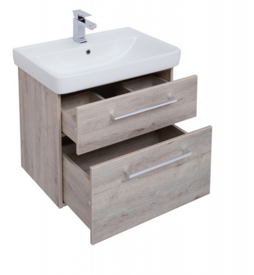 Тумба под раковину Dreja Q Max 70 77.0006D подвесная Дуб кантри