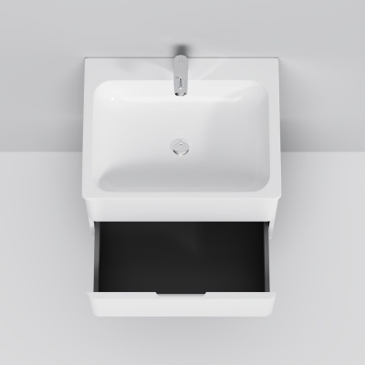 Тумба под раковину AM.PM Bliss D 60 M55FHX0602WG подвесная Белая