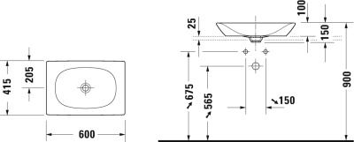 Раковина-чаша Duravit Viu 60 2358600000 Белая