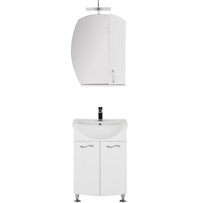 Комплект мебели для ванной Aquanet Моника 60 187565 Белый