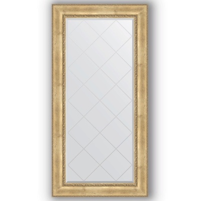 Зеркало Evoform Exclusive-G 164х82 Состаренное серебро с орнаментом