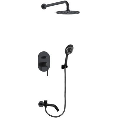 Душевая система Artik Scandi 9010B Черная