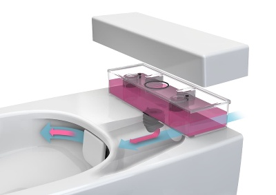Бачок для чистящей жидкости Vitra Metropole 90A003-001 Белый