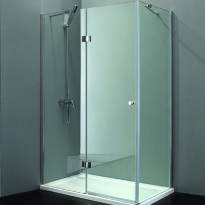 Душевой уголок Cezares VERONA-W-AH-1-90/100-C-Cr профиль Хром стекло прозрачное
