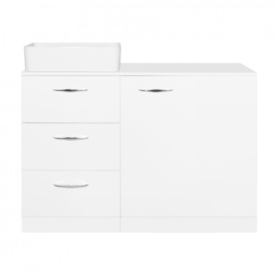 Тумба под раковину Style Line Берн Plus 120 ЛС-000010046 Белая