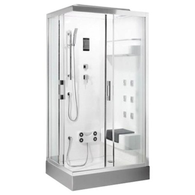 Душевая кабина Cerutti SPA 110x85 SW-C11085 R профиль Хром стекло прозрачное Душевая кабина Cerutti SPA 110x85 SW-C11085 R профиль Хром стекло прозрачное