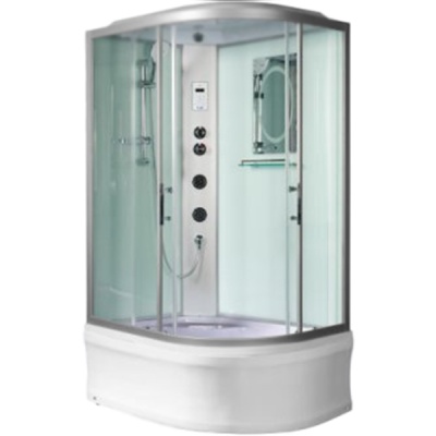 Душевая кабина WeltWasser WW500 Halle 1204 120x90 10000003315 L профиль Хром стекло прозрачное