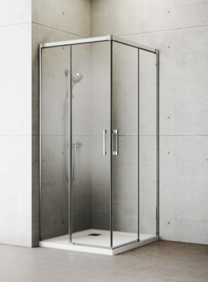 Дверь для душевого уголка Radaway Idea KDD 90x200 профиль хром, стекло прозрачное, левая