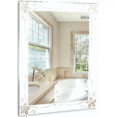 Зеркало Mixline Шарм Магнолия 54 537540 с пескоструйным рисунком