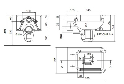 Унитаз Scarabeo Next 8301 Белый