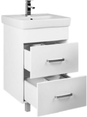 Тумба с раковиной Iddis Custo 55 Белая