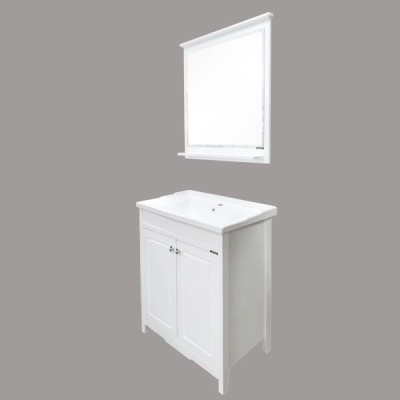 Тумба с раковиной Comforty Тбилиси 70 3132629 Белая