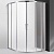 Душевой уголок Cezares Molveno R-22 100х100 MOLVENO-R-22-80+20-P-Cr профиль Хром стекло рифленое
