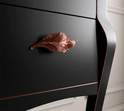 Тумба под раковину Aqwella Clarberg Borgia 115 BOR0111BLK Черная Патина медь