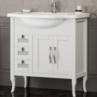 Тумба под раковину Opadiris Мираж 80 00-00000061 Слоновая кость