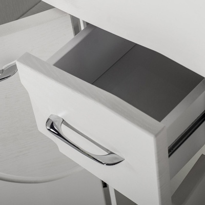 Тумба под раковину АСБ-мебель Альфа 87 10176 Белый ясень