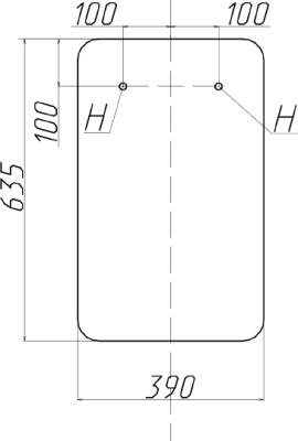 Зеркальный шкаф Velvex Bio 40 zsBIO.40-21.11 Белый
