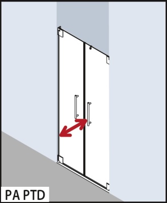 Душевая дверь Kermi Pasa PA PTD 900x1850ZAK PTD