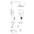 Душевая система Lemark Mars LM3522C Хром