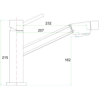Смеситель для кухни ZorG Inox SZR-1283 Хром