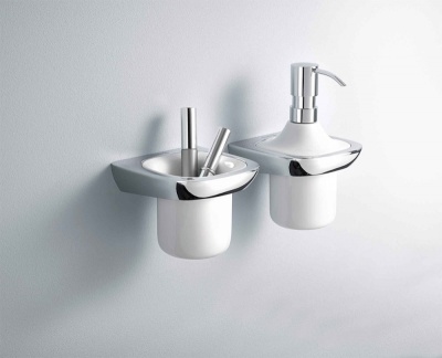 Стакан для зубных щеток Kludi Ambienta 5397505 Хром Белый