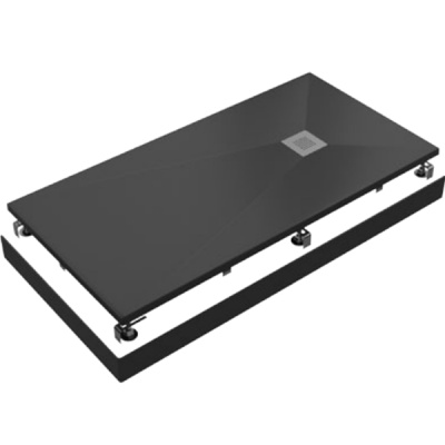 Душевой поддон из искусственного камня Good Door Essentia ЛП00099 160x90 Черный