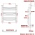 Водяной полотенцесушитель Ника Arc ЛД (г2) 80x50 Хром