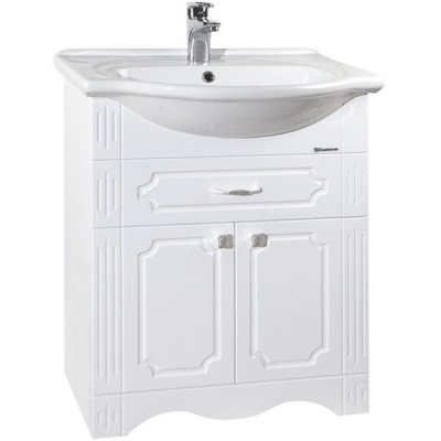 Тумба c раковиной Bellezza Кантри 65 Белая