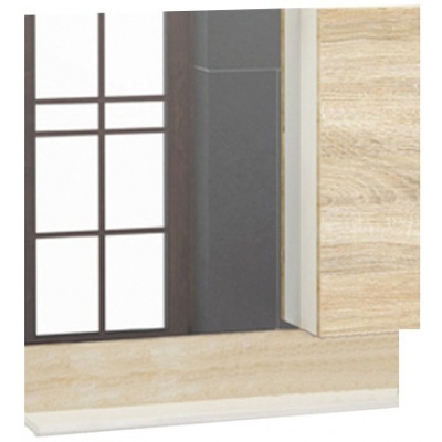 Зеркальный шкаф Comforty Рига 80 4139024 Дуб сонома